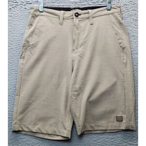 Billabong Crossfire Submersible Shorts Mens 29 Tan Therma Fit Pockets Flat Front